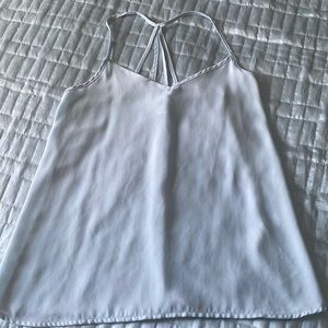 Abercrombie baby blue strappy tank top